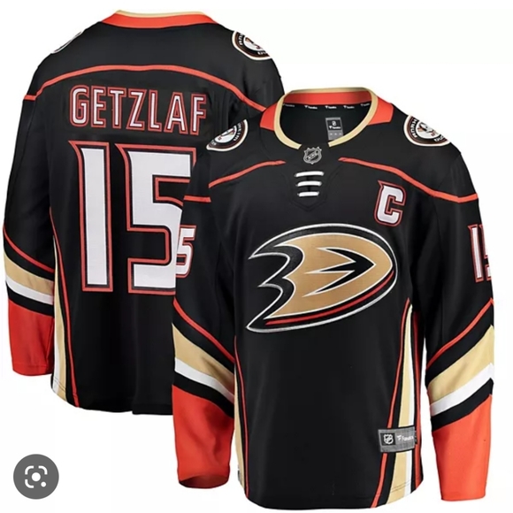 *SOLD* Official Ryan Getzlaf Anaheim Ducks Black Home Breakaway Jersey Reg.$175 - Picture 1 of 7